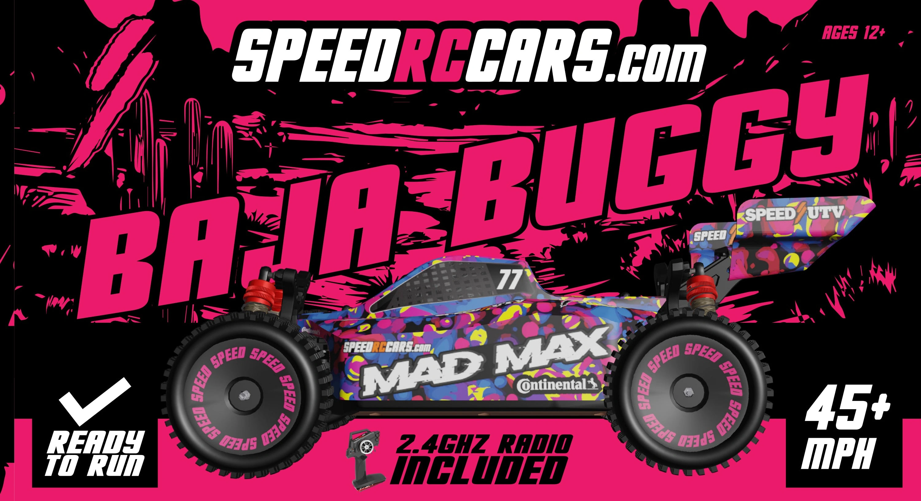 Rev Up Your Collection Baja Buggy 1/18 Scale Brushless Fun